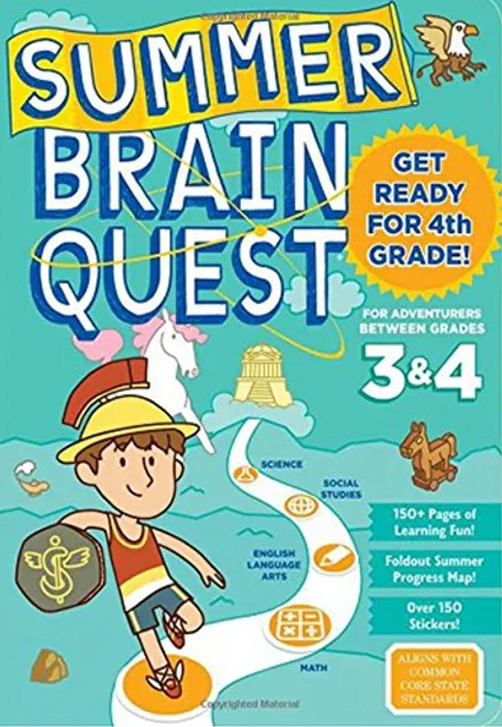 SUMMER BRAIN QUEST GRADES 3 - 4