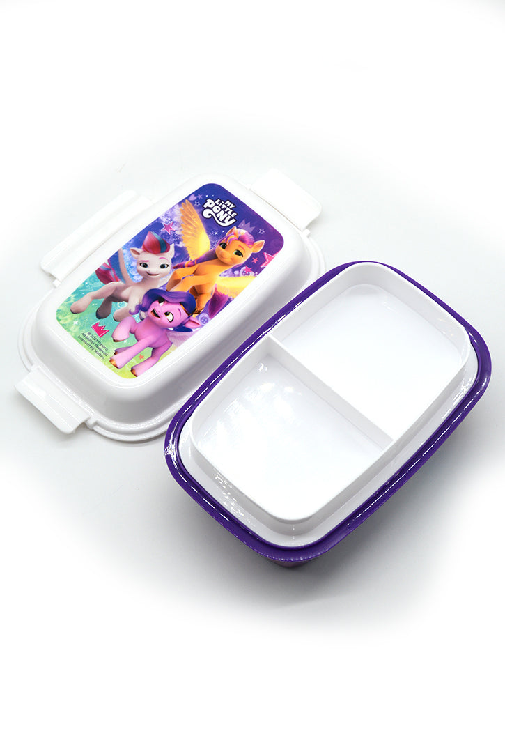 بوكس طعام MY LITTLE PONY LUNCH BOX W/4 CLIP CLOSURES & 3 TRAYS S-4404 MLY