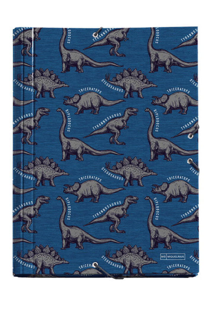 فولدر حفظ اوراق MIQUELRIUS MR FLAP FOLDER W/ELASTIC CLOSURE A4- WILD DINO