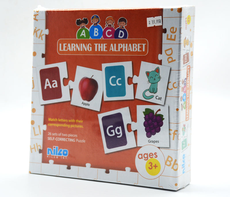 NILCO LEARNING THE ALPHABET SELF CORRECTING PUZZLE