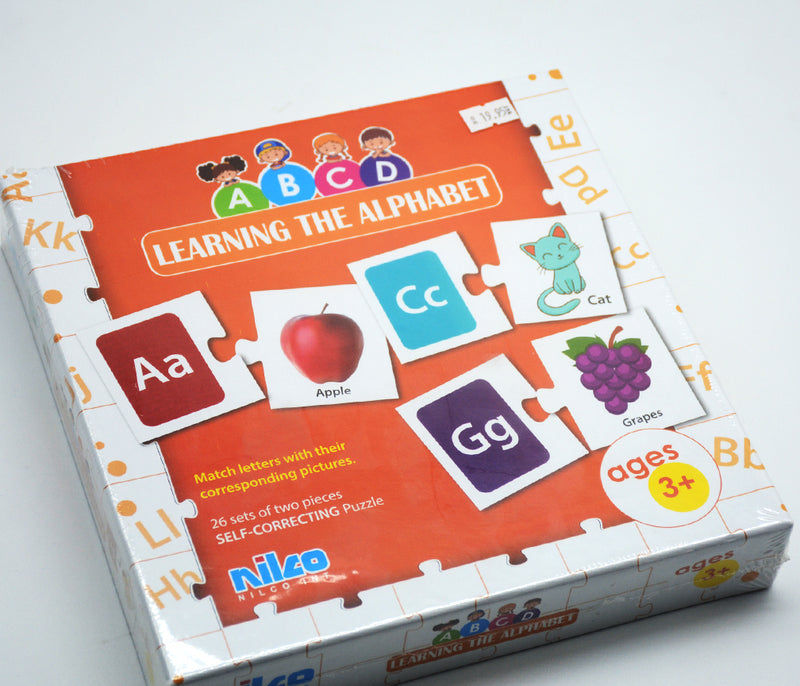 NILCO LEARNING THE ALPHABET SELF CORRECTING PUZZLE
