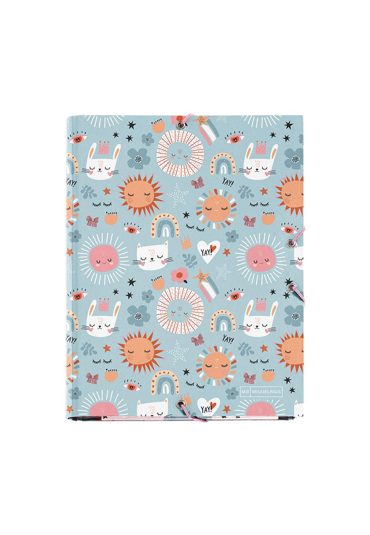 فولدر حفظ اوراق MIQUELRIUS MR FLAP FOLDER W/ELASTIC CLOSURE A5- SUN VIBES