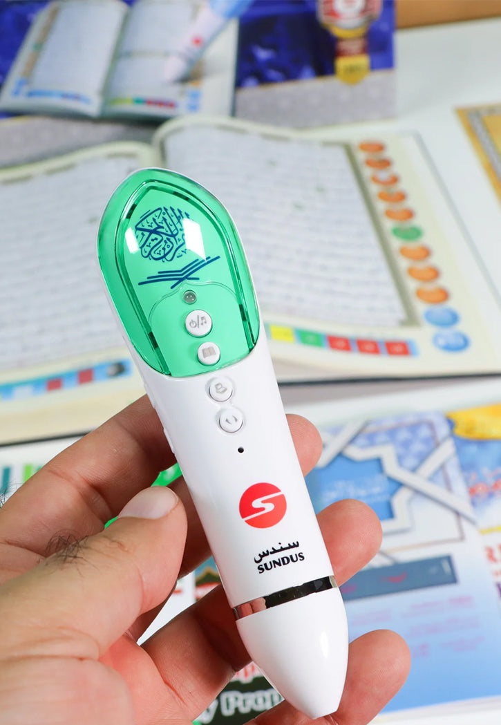 القلم القارئ مع مصحف حجم كبير 16 جي بي 20/28 سم