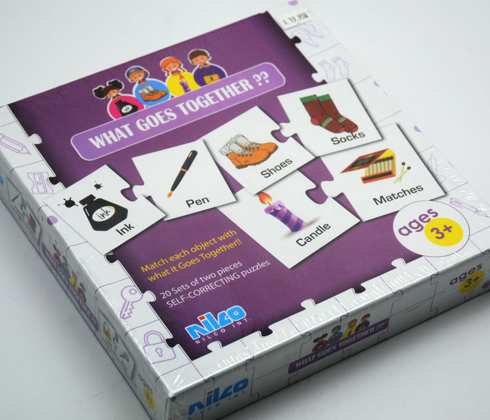 NILCO WHAT GOES TOGETHER SELF CORRECTING PUZZLE