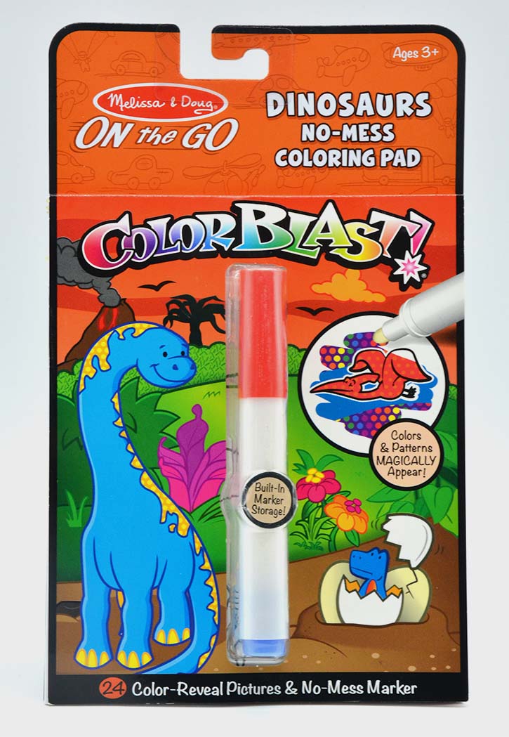 Melissa & Doug On The Go ColorBlast- Dinosaurs No Mess Coloring Pad