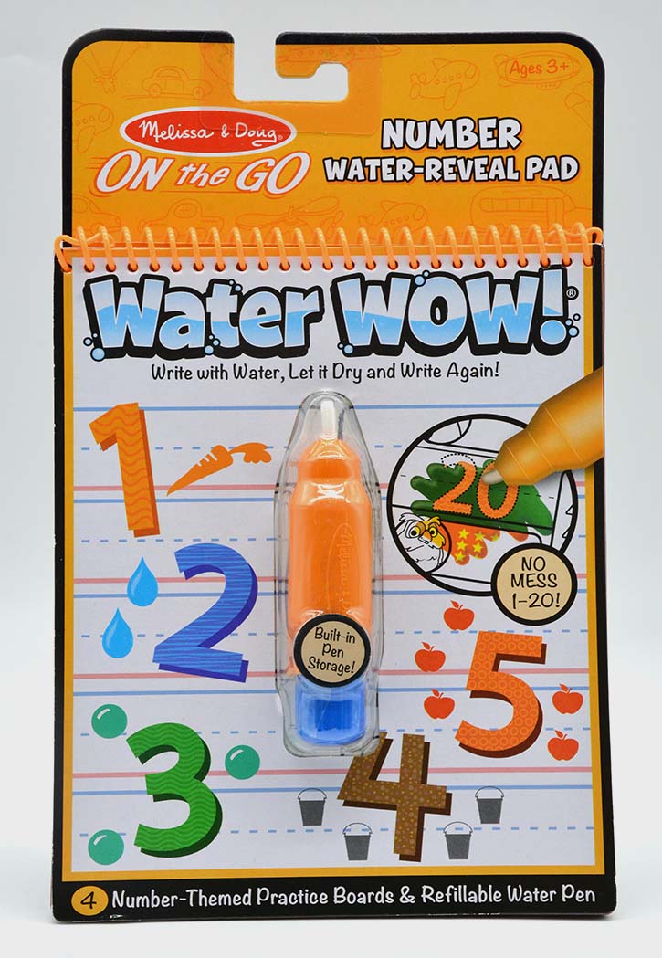 Melissa & Doug On The Go Water Wow - Number Water Reveal Pad