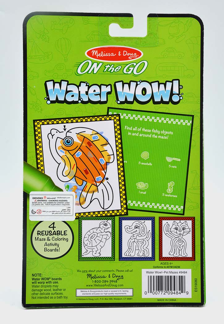 Melissa & Doug Water Wow - Pet Mazes Water Reveal Pad