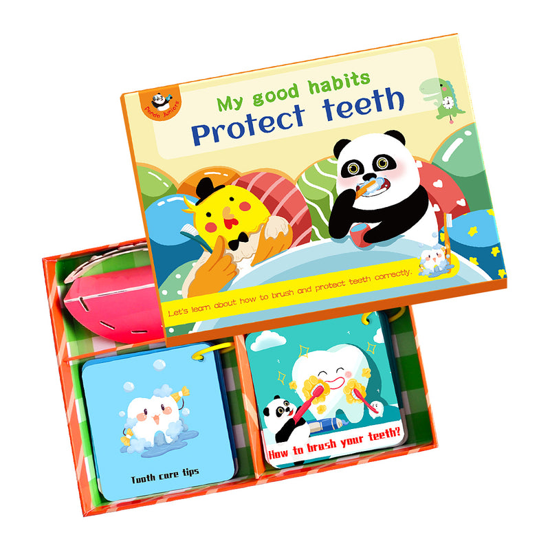 PANDA JUNIORS MY GOOD HABITS-PROTECT TEETH