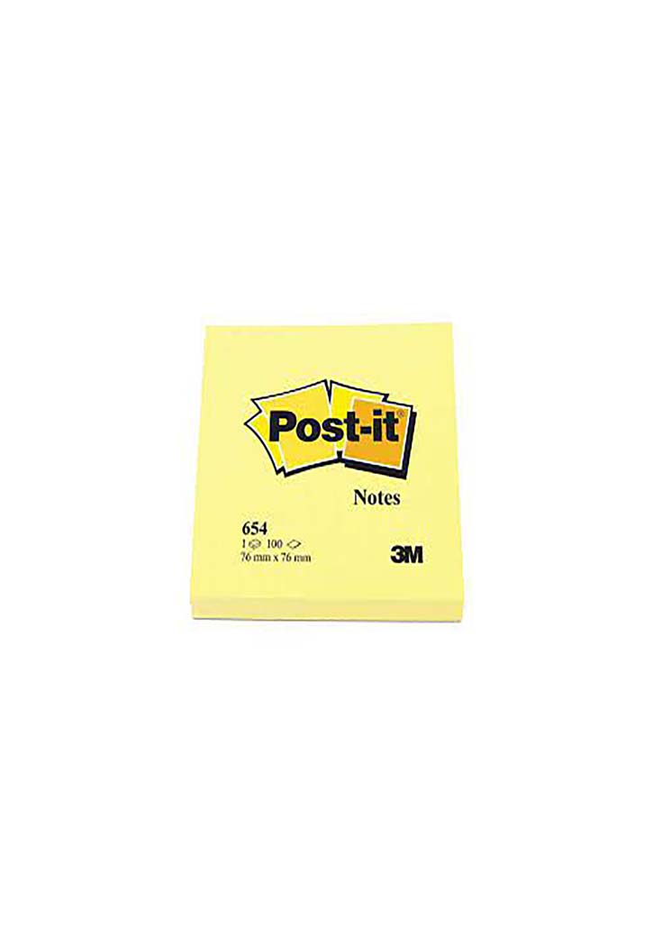 Post It - Sticky Notes Plain 3X3