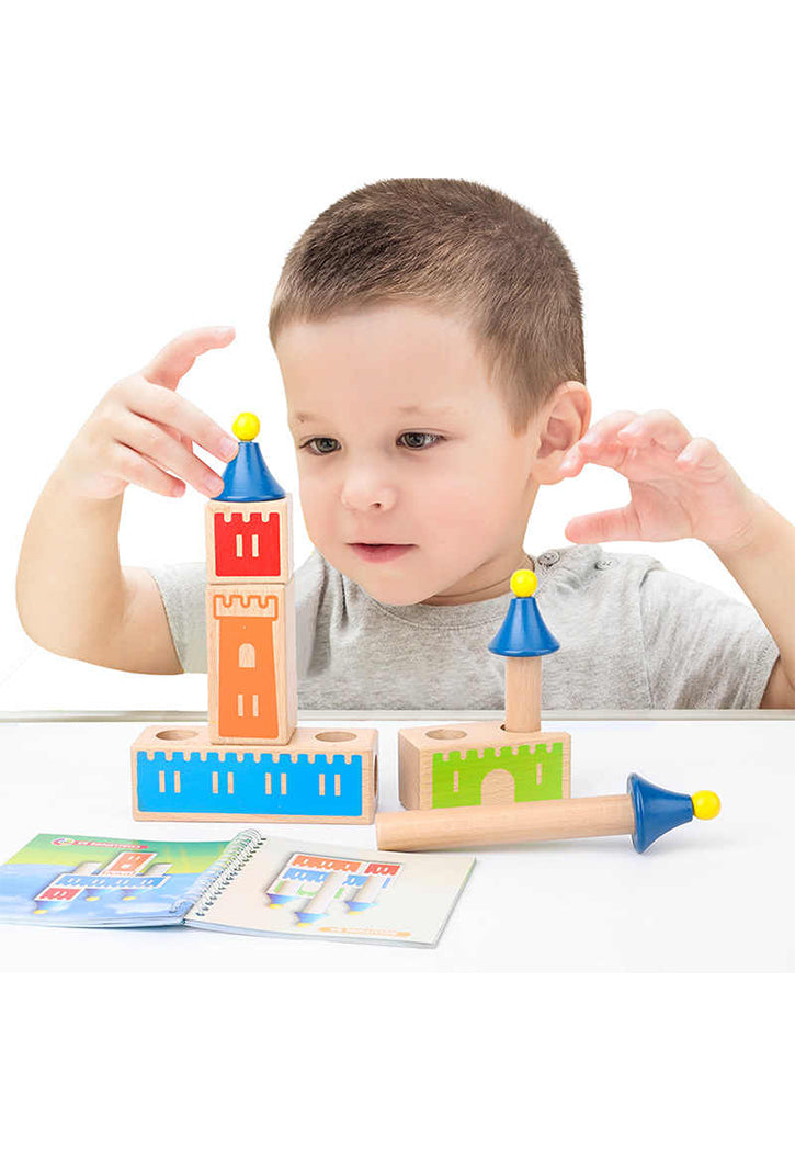 Wooden Changing Dream Castle Building Blocks