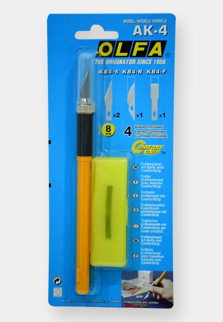 Olfa - Art Knife Cutter With 3 Blades