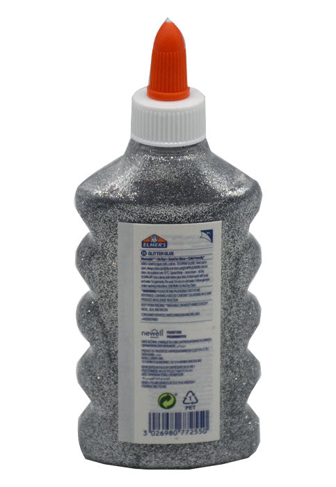 ELMERS GLITTER GLUE 177ML SILVER