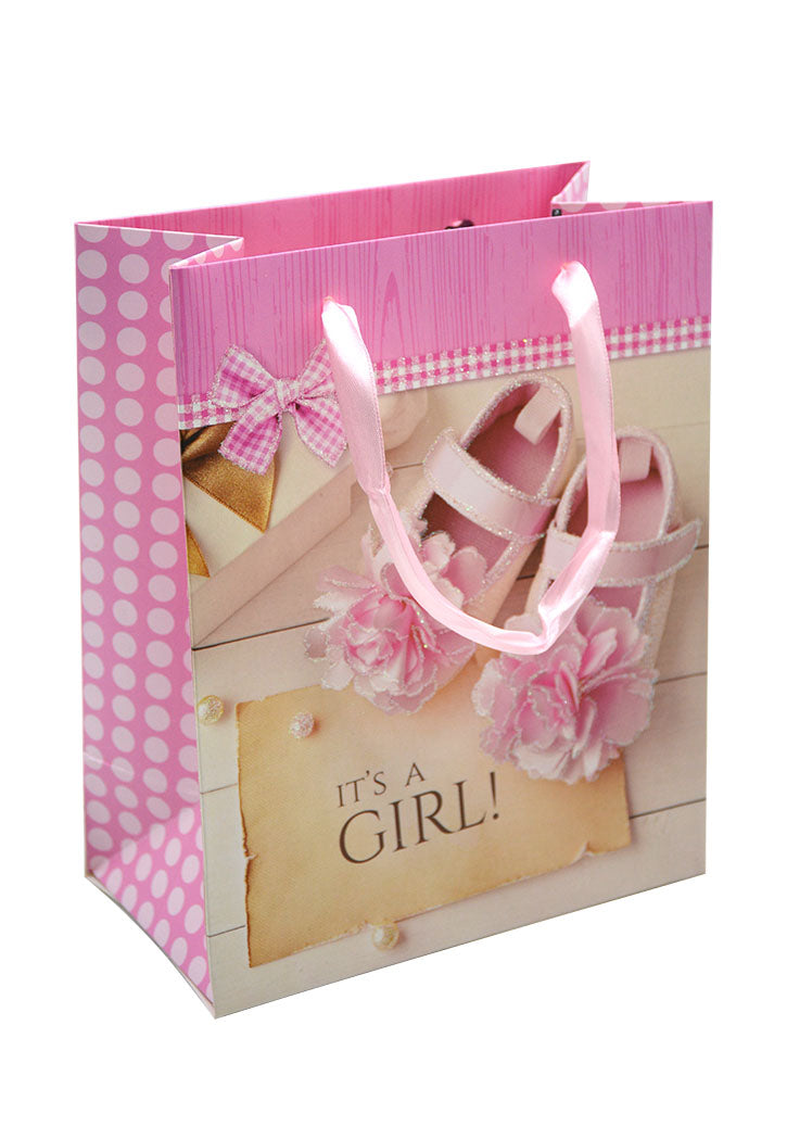 Paper Gift Bag 18X23CM It's A Girl