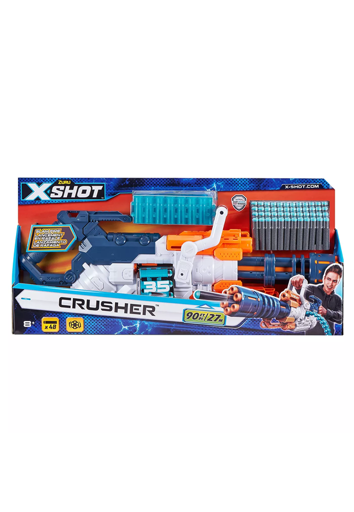 X-Shot - Excel Crusher With 48 Darts And Dart Belt