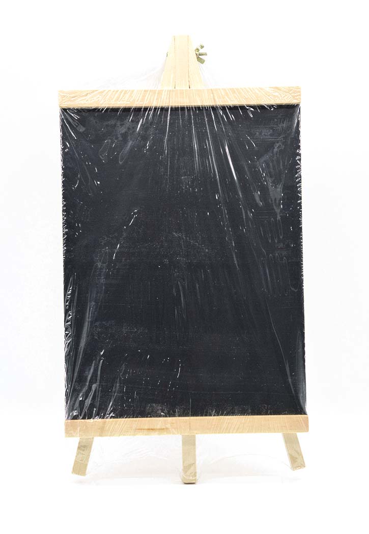 Sbc - Black Board With Easel Stand 25x48CM