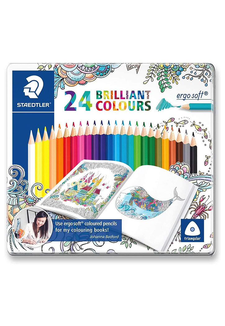 Staedtler - 24 Triangular Colored Pencils