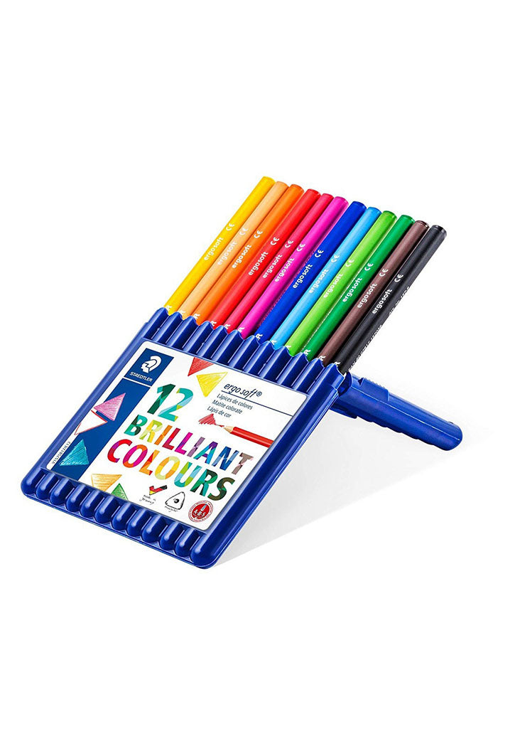 Staedtler - 12 Triangular Colored Pencils
