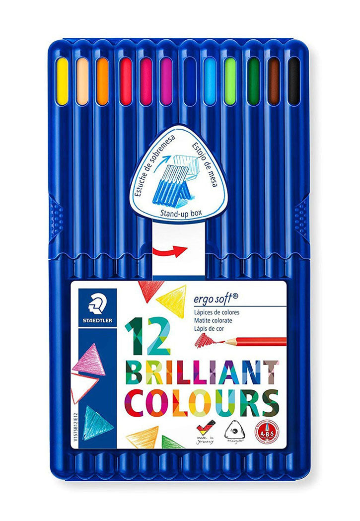 Staedtler - 12 Triangular Colored Pencils