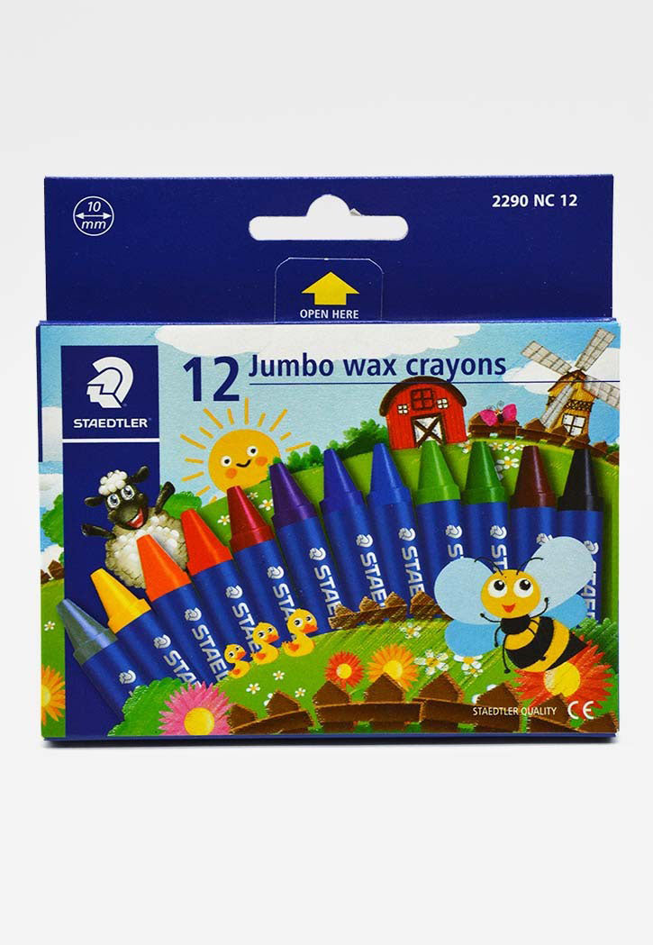 Staedtler - 12 Jumbo Wax Crayons