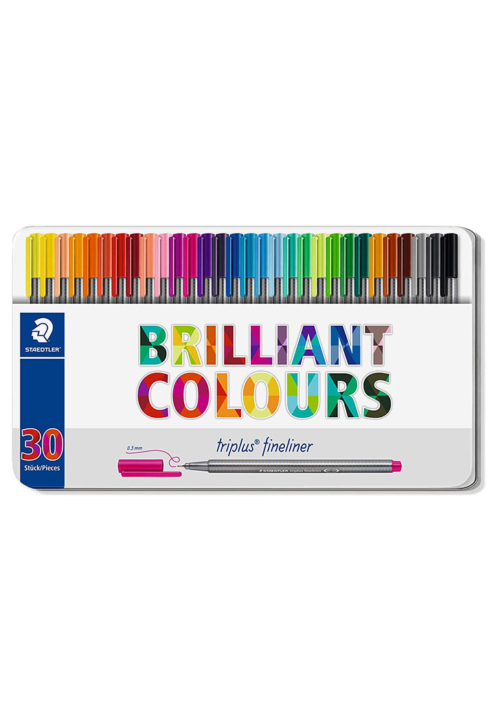 Staedtler - 30 Triplus Fineliner Point Pens