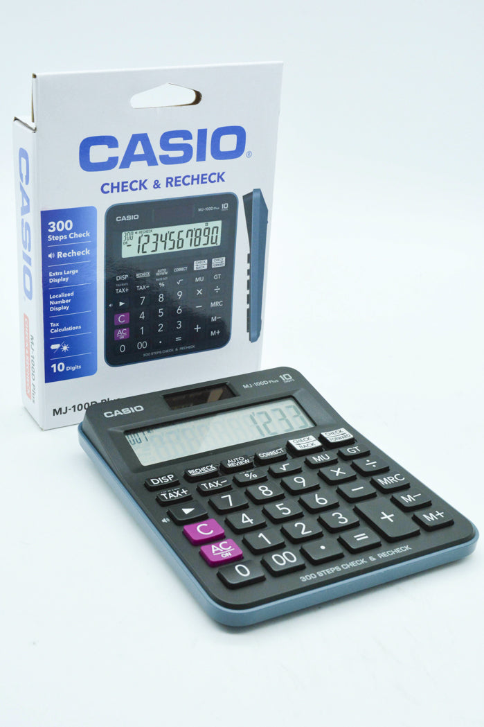 الة حاسبة كاسيو Casio - Check And Recheck Calculator MJ-100D Plus