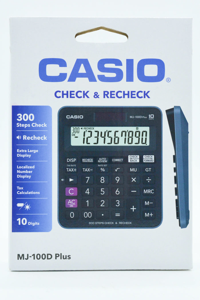 الة حاسبة كاسيو Casio - Check And Recheck Calculator MJ-100D Plus