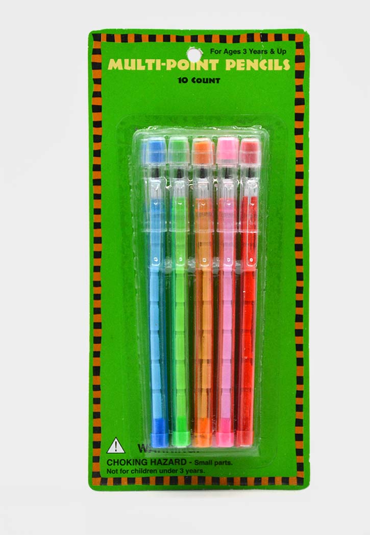 Multi Point Pencils 10Pcs
