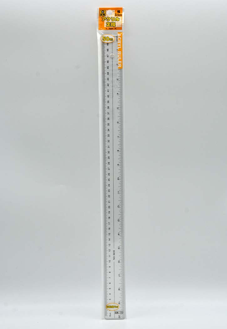 مسطرة 50 سم Acrylic Clear Ruler 50CM