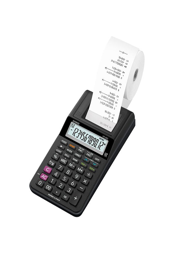 الة حاسبة كاسيو Casio - Reprint & Check Printing Calculator HR-8RC