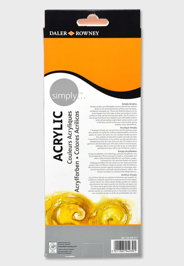 Daler Rowney - Acrylic Colors 12x12ML