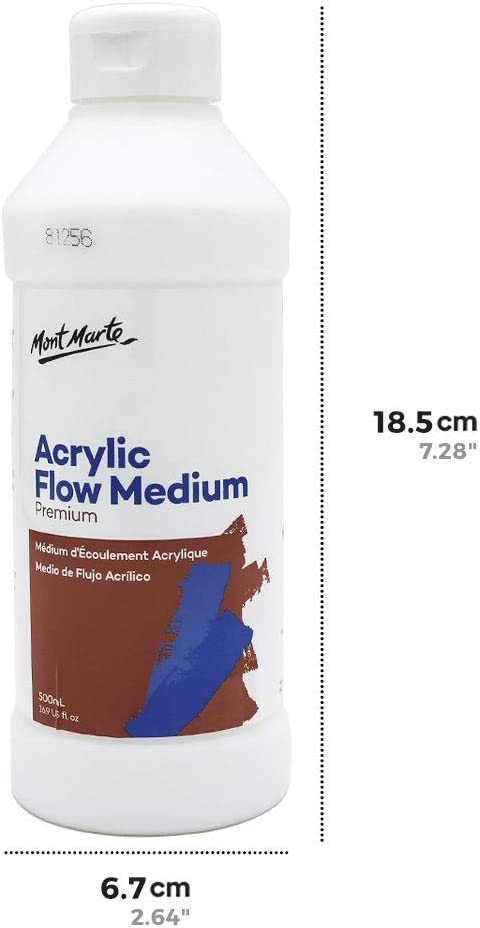 MONT MARTE PREMIUM ACRYLIC FLOW MEDIUM 500ML