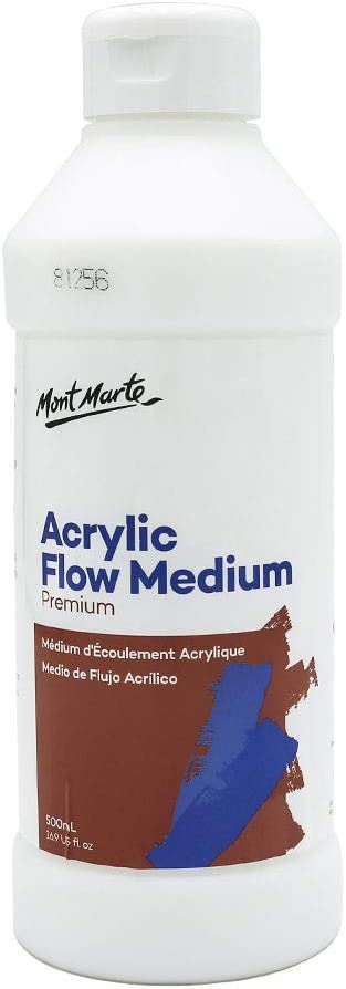 MONT MARTE PREMIUM ACRYLIC FLOW MEDIUM 500ML