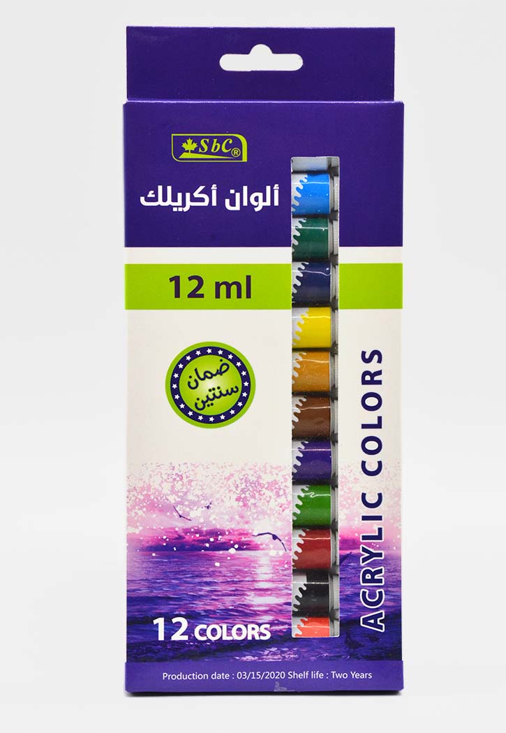 Sbc - Acrylic Color Set 12x12ML
