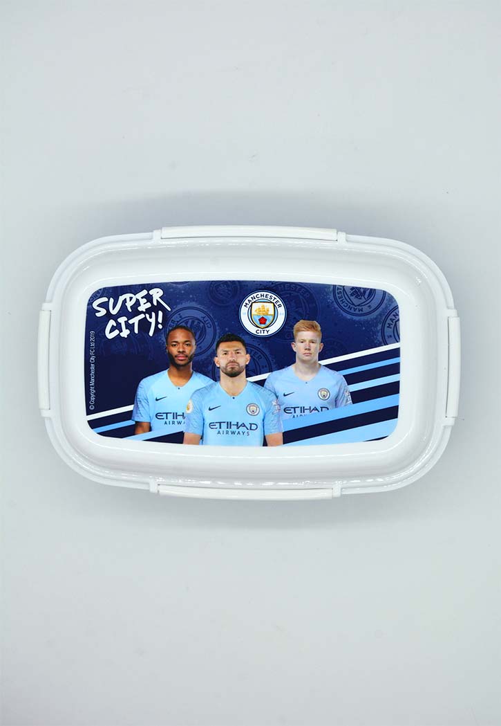 صندوق طعام بشعار فريق مانشستر سيتي Manchester City - Lunch Box