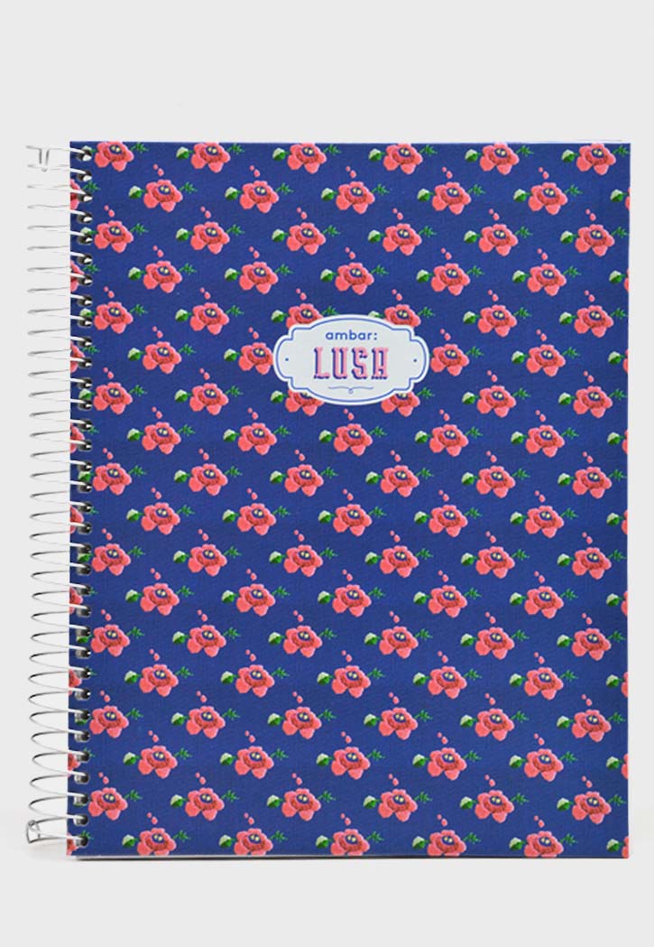 Ambar Lusa - Spiral Hard Cover Square Notebook A5