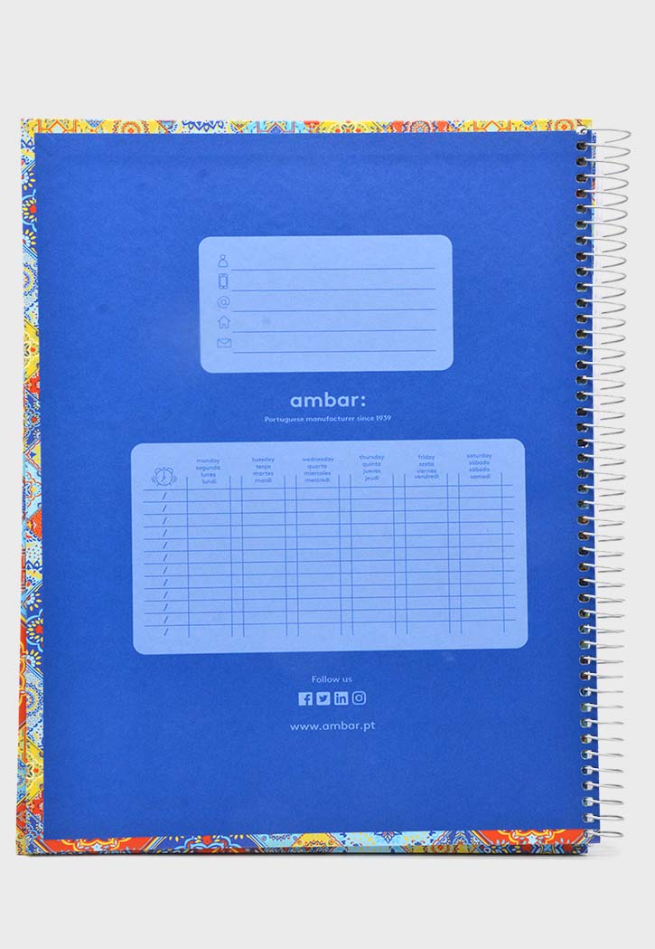 Ambar Lusa - Spiral Hard Cover 1Line Notebook A4