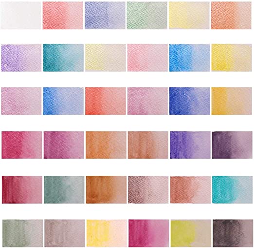 MONT MARTE SIGNATURE METALLIC WATERCOLOUR SET 37PCS