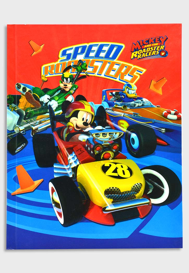Mickey And The Roadster Racers - Hard Cover English Notebook