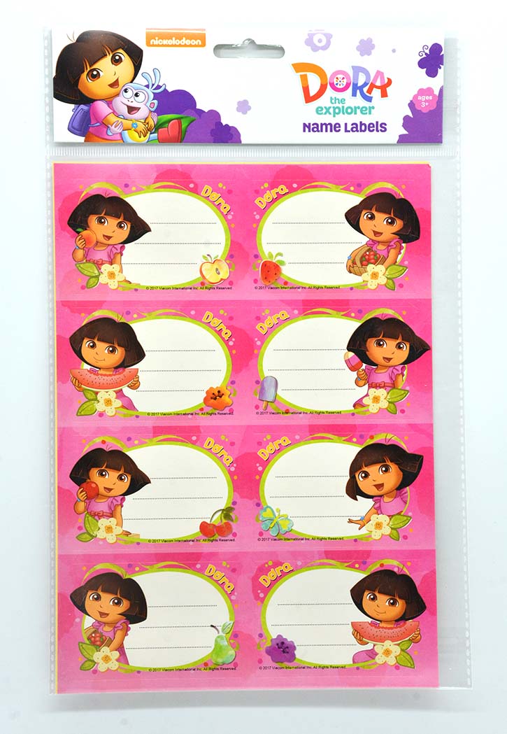 Dora - Name Labels Stickers