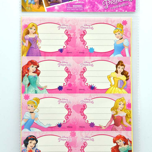 Disney Princess - Name Labels Stickers disney-princess-name-labels-stickers