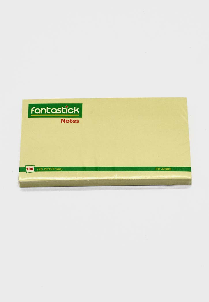 Fantastick Sticky Plain Notes ( Yellow )