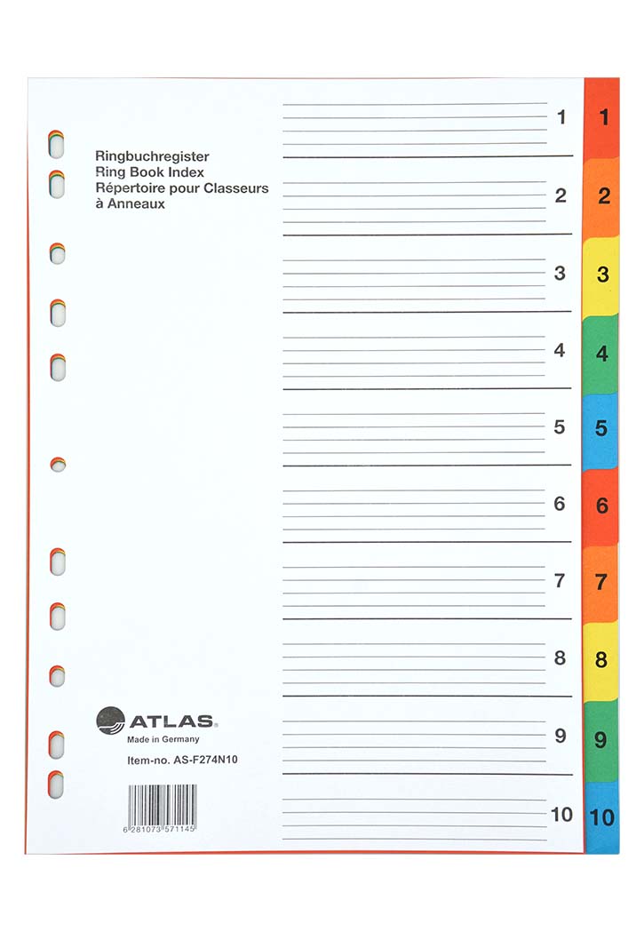 Atlas - Ring Book Index