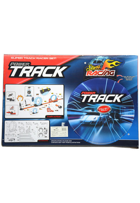 POWER TRACK LIGHTNING CAR W/LIGHT AND SOUNDS 20PCS