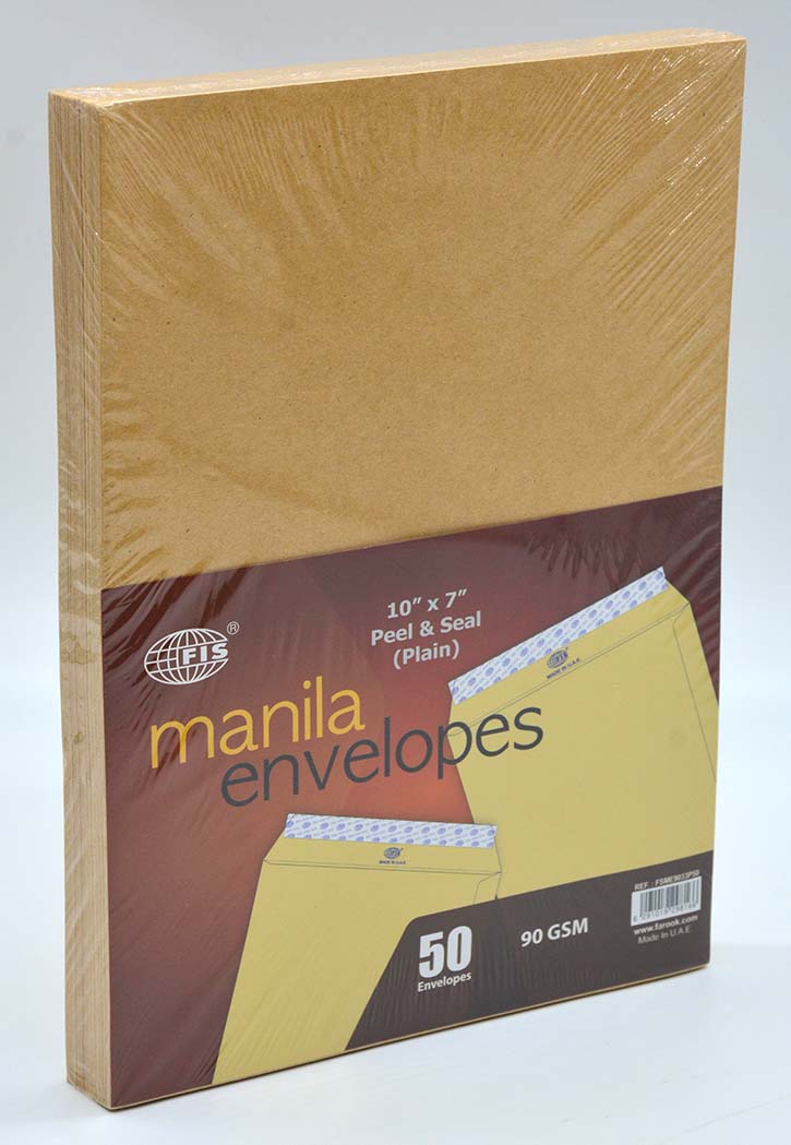 FIS - Manila Envelopes 10x7IN (Brown)