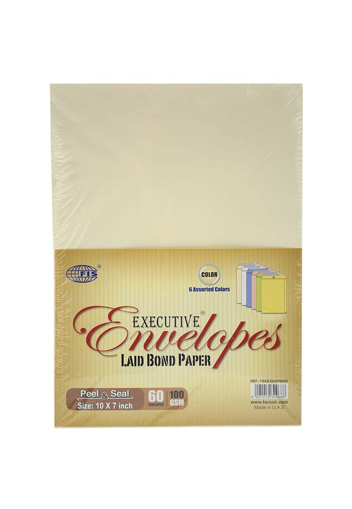 FIS - Executive Envelopes 6 Colors