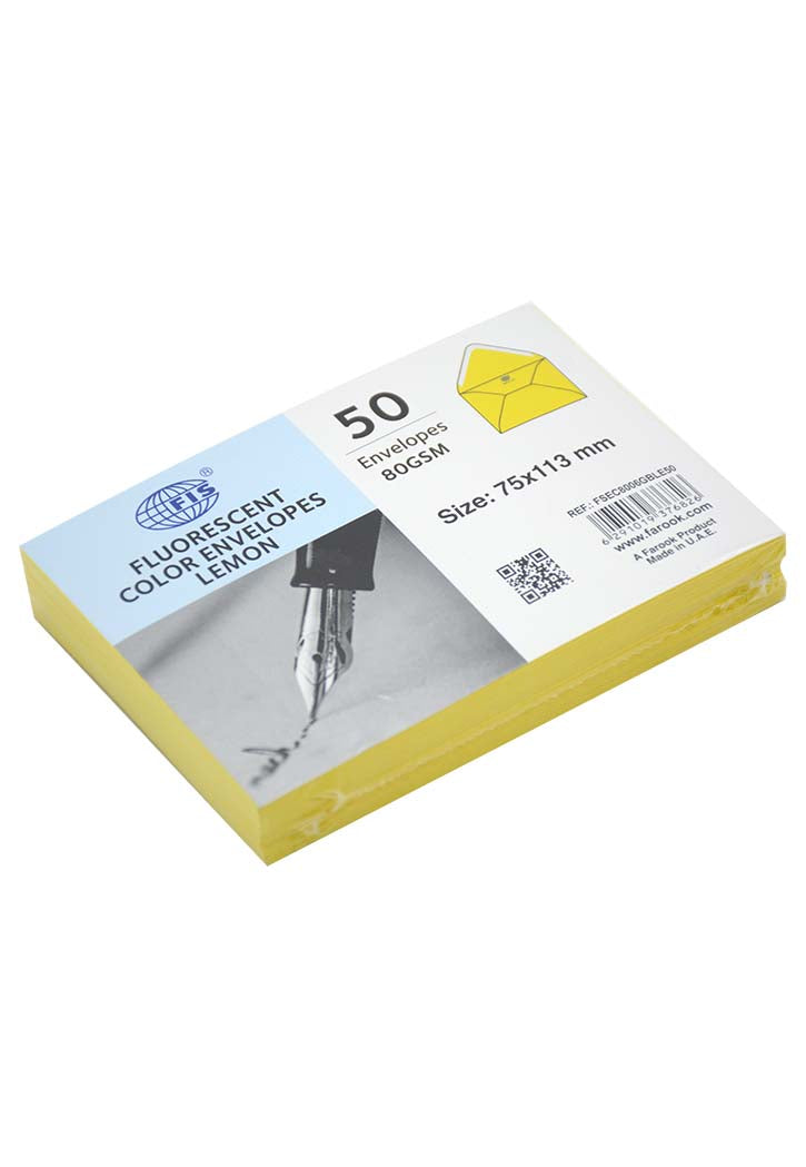 FIS - Flourescent Color Envelope 75X113mm