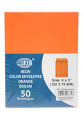 FIS - Neon Color Envelopes 102x76MM