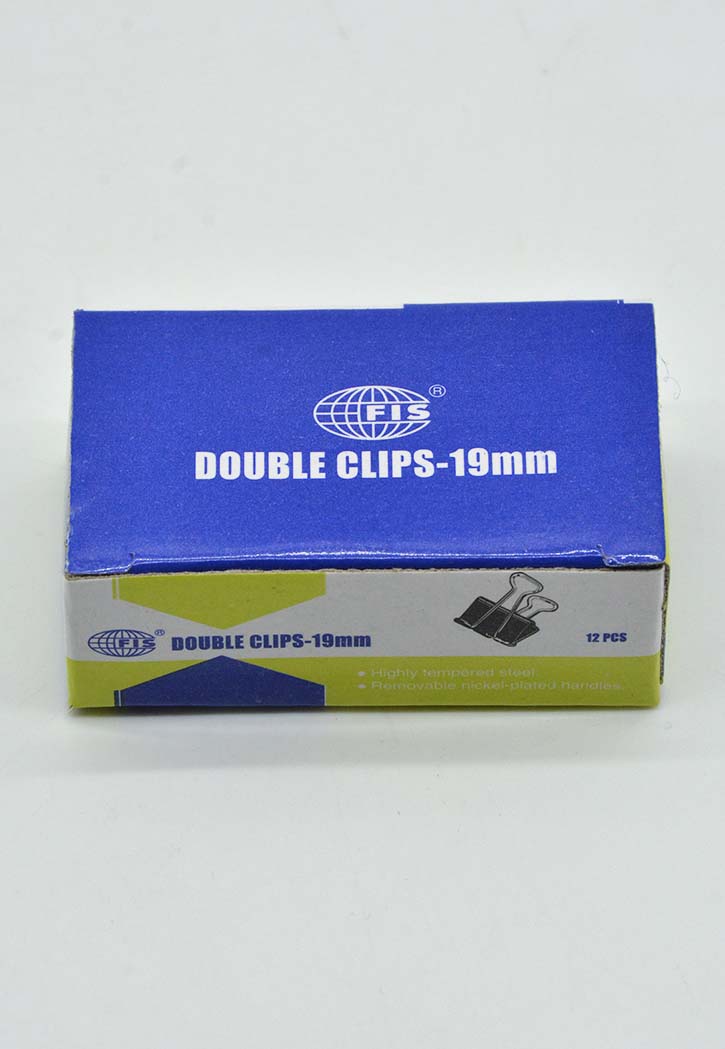 Fis - Double Clips 12PCS (Black)