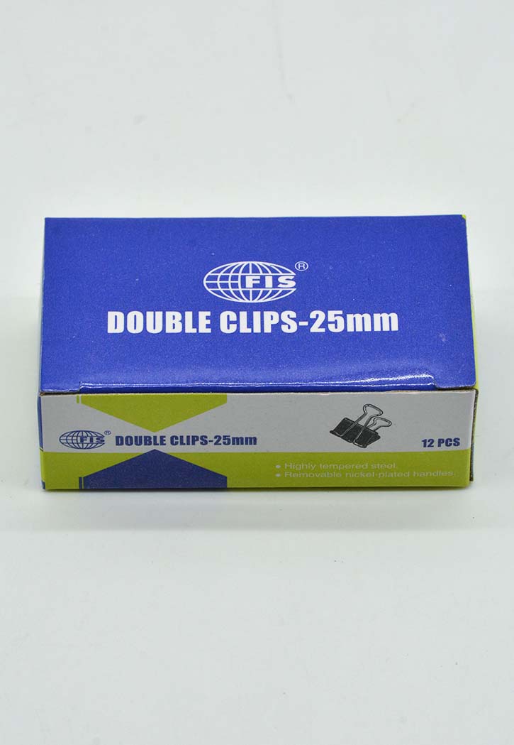 Fis - Double Clips 12PCS (Black)