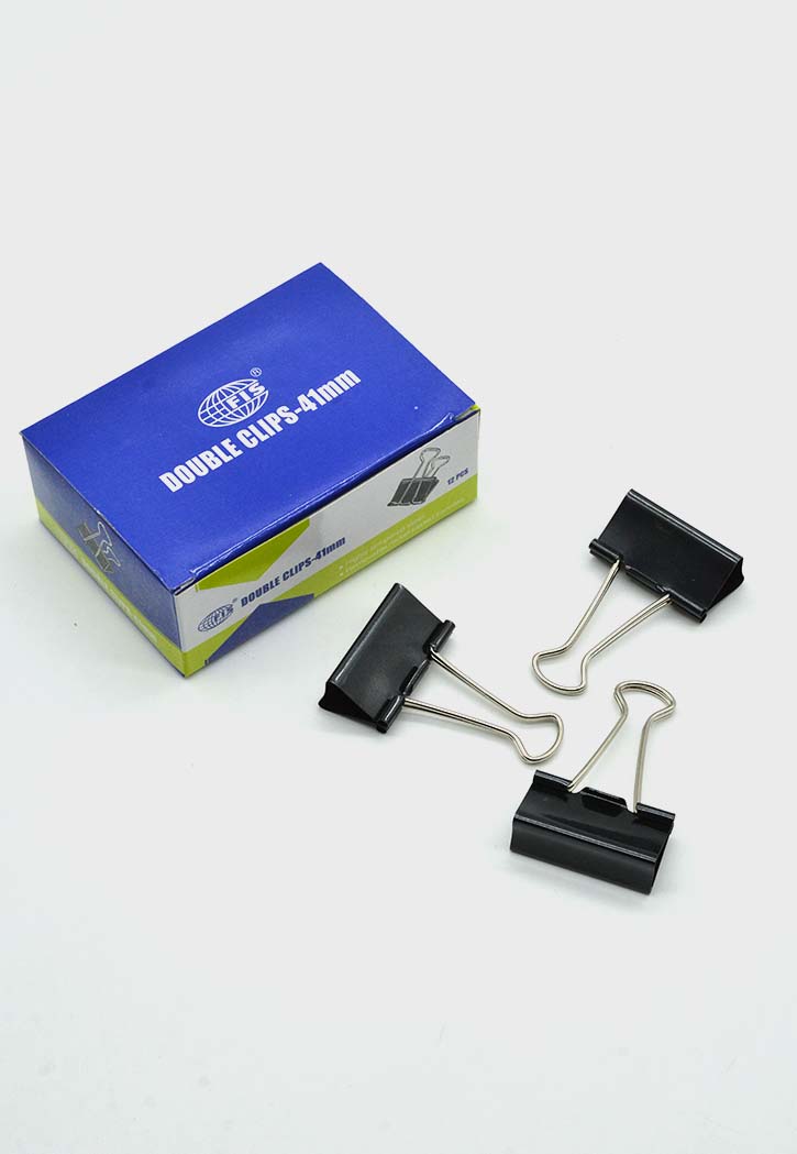 Fis - Double Clips 12PCS (Black)